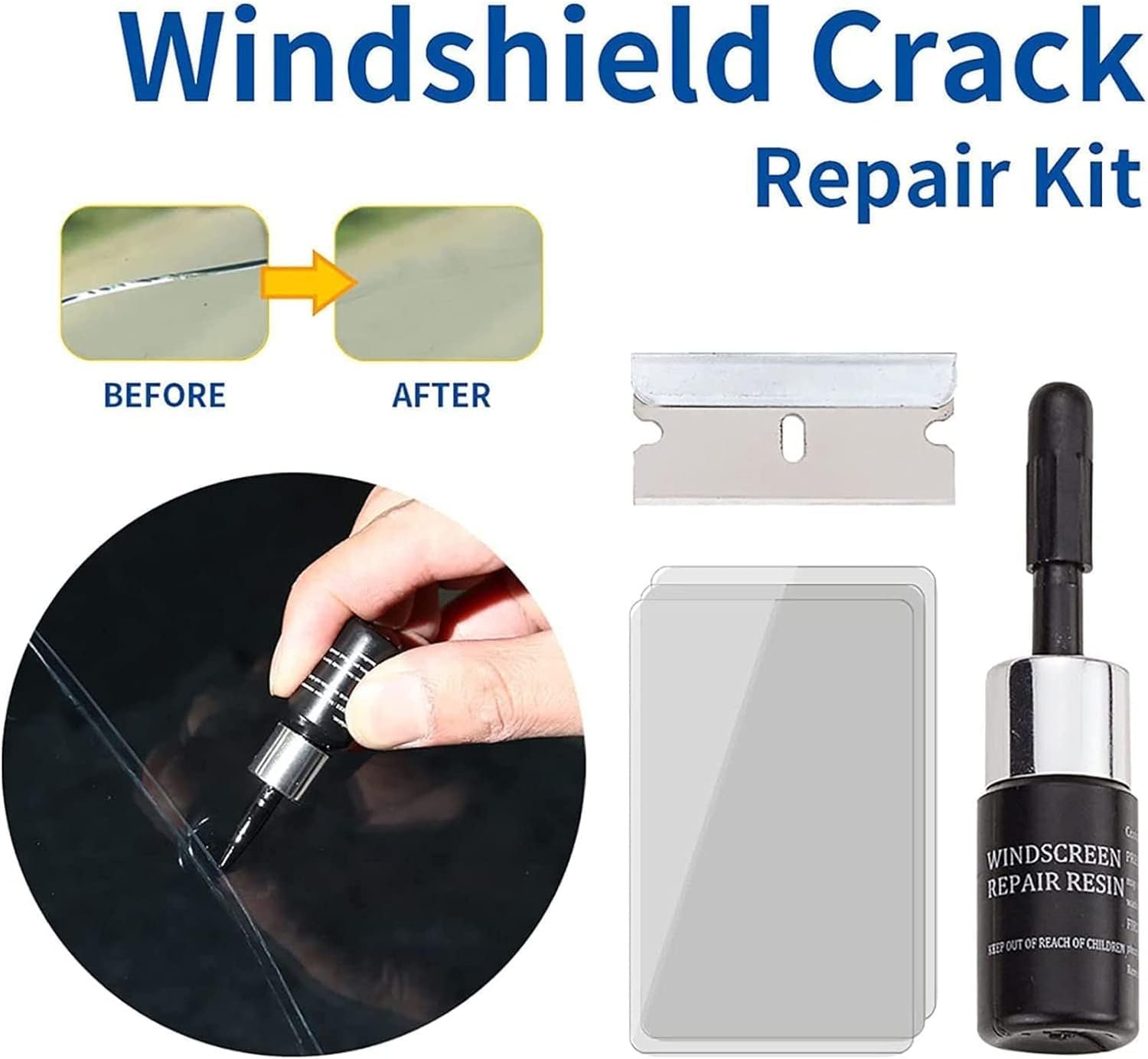 10Pcs Cracks’Gone Glass Repair Kit Review