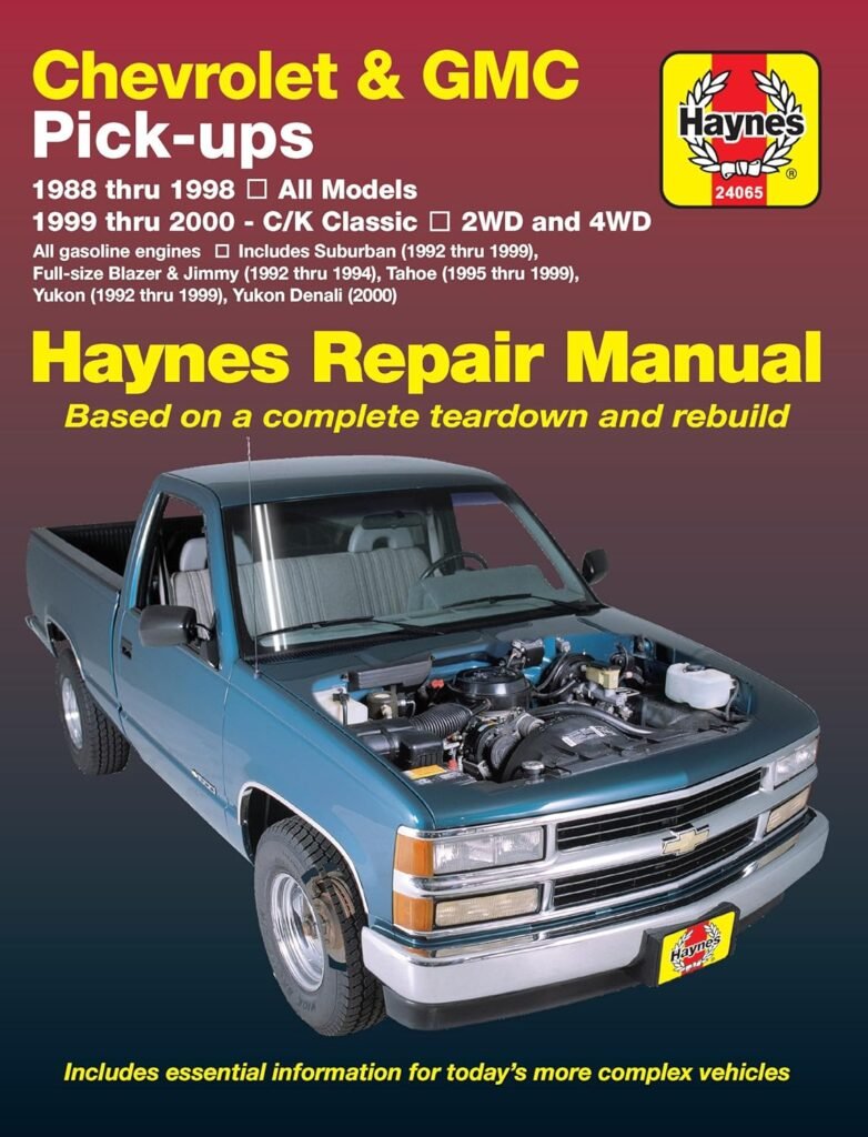 Chevrolet  GMC Full-size Pick-ups (88-98)  C/K Classics (99-00) Haynes Repair Manual (Does not include information specific to diesel engines. ... exclusion noted.) (Haynes Repair Manuals)     2nd Edition