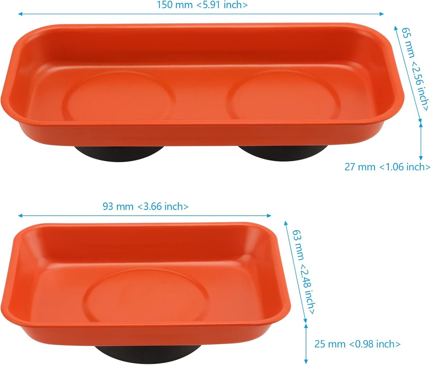 10 Piece Orange Magnet Screw Tray Set Review