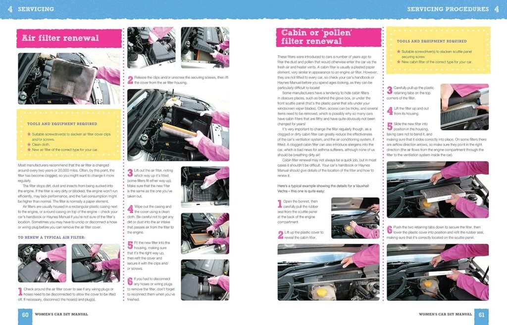 Womens Car DIY - If you need something done, do it yourself - The Multi-Taskers Manual: The girls guide to car DIY, including basic maintenance, ... preparing for the MoT test (Haynes Manuals)     Hardcover – October 1, 2014